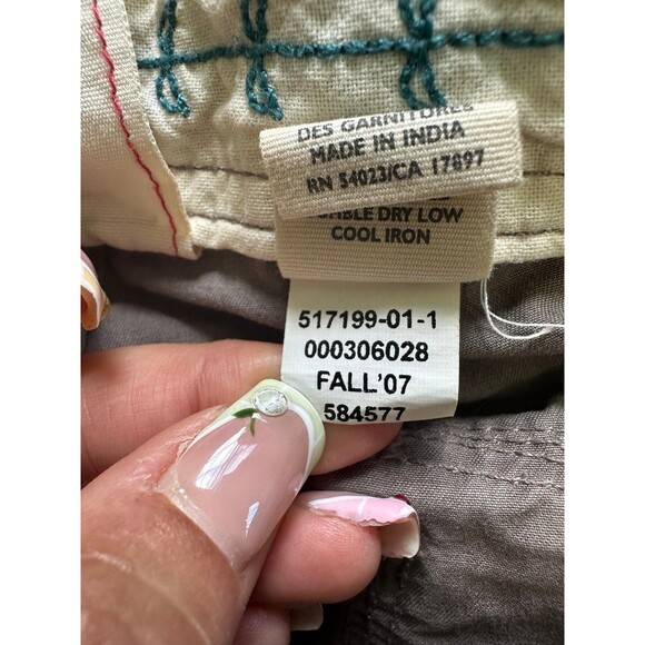 Old Navy's Women's 100% Cotton Classic Rise Drawstring Tie Hem Crop Pants M - Picture 6 of 6
